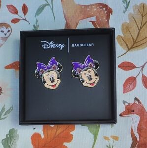 NWT MINNIE MOUSE halloween Baublebar Earings #284